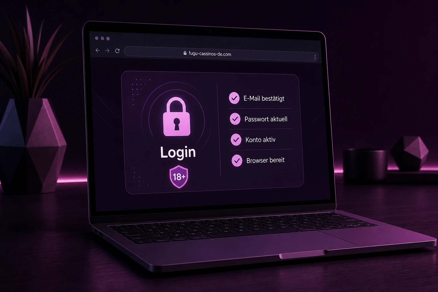 Voraussetzungen für einen erfolgreichen Login